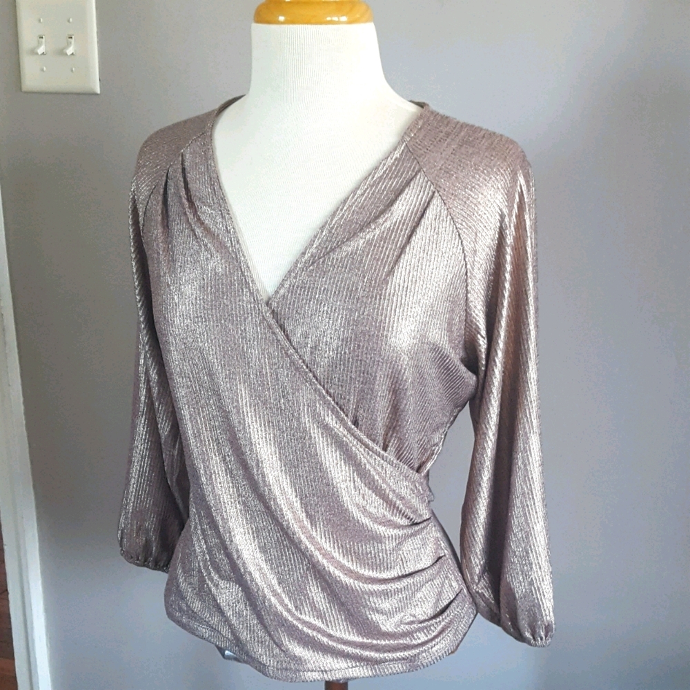 Anthropologie Luanne Shimmer Top